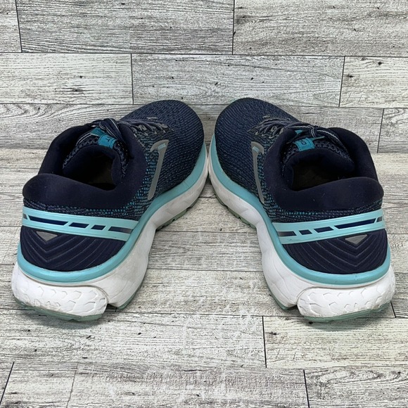 Brooks Ghost 11 Blue Running Shoes 1202771B493 Women Size 10.5B - Picture 6 of 9